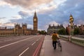 Morning walk at Westminster Bridge