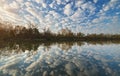 Morning water reflection