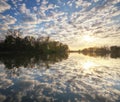 Morning water reflection