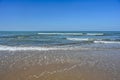 Morning waves on the Black Sea beach in Anapa