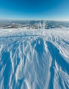 Winter mountain snowy landscape Royalty Free Stock Photo