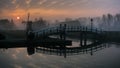 MOrning on Zaanse Schans Royalty Free Stock Photo