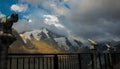 View on the Glockner massif with the Summit of Grossglockner