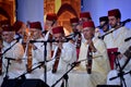 Moroccan Andalusian Trab. A musical group playing in the city of Tangier on 10-10-2022.