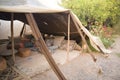 Moroccan Berber tent Royalty Free Stock Photo