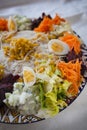 Moroccan big size salad starter. Royalty Free Stock Photo