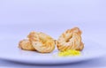 Moroccan biscuits are served with tea. Moroccan biscuits cookies morocco