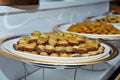 Moroccan biscuits served with tea offered at the wedding and Eid al-Fitr.