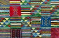 Moroccan carpet background Royalty Free Stock Photo