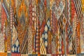 Moroccan carpet background pattern Royalty Free Stock Photo