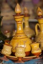 Moroccan ceramic teapot with its cup