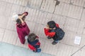 Moroccan children chatting