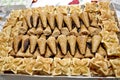 Moroccan cookies are served with tea. Moroccan biscuits are offered at the wedding and Eid al-Fitr