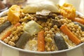 Moroccan couscous dish