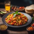 moroccan couscous with tomatoes