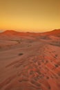 Moroccan desert dune (1) Royalty Free Stock Photo