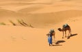 Moroccan Desert Scene Royalty Free Stock Photo