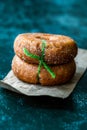 Moroccan Donuts / Maghrebi doughnut is Sfenj Pancake served in Morocco