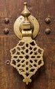 Moroccan door knocker Royalty Free Stock Photo