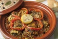 Moroccan fish tagine with chermoula