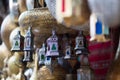 Moroccan glass and metal lanterns lamps Royalty Free Stock Photo