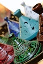 Moroccan handmade pottery Royalty Free Stock Photo