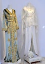 Moroccan kaftans, Moroccan Dress . Two dolls wearing traditional Moroccan clothes Royalty Free Stock Photo