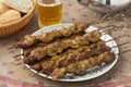 Moroccan lamb kebab