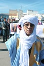 Moroccan man Jellaba in traditional desert dress