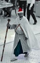 Moroccan man wearing traditional Moroccan dress.