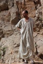 Moroccan men in dades gorges Royalty Free Stock Photo