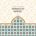 Moroccan mosaic background Royalty Free Stock Photo