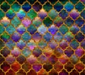 Moroccan Mosaic pattern Royalty Free Stock Photo