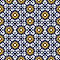 Moroccan mosaic seamless Royalty Free Stock Photo