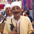Moroccan musician at Agadir market