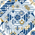 906_Moroccan pattern. Decor tile texture print mosaic Royalty Free Stock Photo