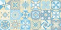 610_Moroccan pattern. Decor tile texture print mosaic Royalty Free Stock Photo
