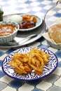 Homemade chebakia, moroccan ramadan cookie