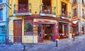 Moroccan restaurant in old town, on Sept 27 in Granada, Spain