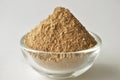 Moroccan Rhassoul clay powder cosmetic grade for face mask Royalty Free Stock Photo