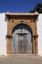 Moroccan riad door, Royalty Free Stock Photo