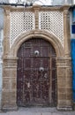 Moroccan riad old door Royalty Free Stock Photo