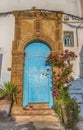 Moroccan riad old door Royalty Free Stock Photo