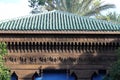 Moroccan roof and frieze Royalty Free Stock Photo