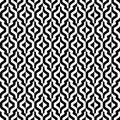 Moroccan seamless patern. Repeating morocco motif. Black patternes isolated on white background. Repeated indian tile Royalty Free Stock Photo