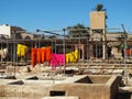 Moroccan tannery Royalty Free Stock Photo