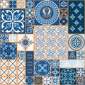 Moroccan tiles Pattern Royalty Free Stock Photo