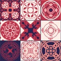 Moroccan tiles Pattern Royalty Free Stock Photo