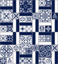 Moroccan tiles Seamless Pattern Royalty Free Stock Photo