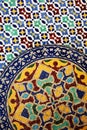 Moroccan tilework details Royalty Free Stock Photo